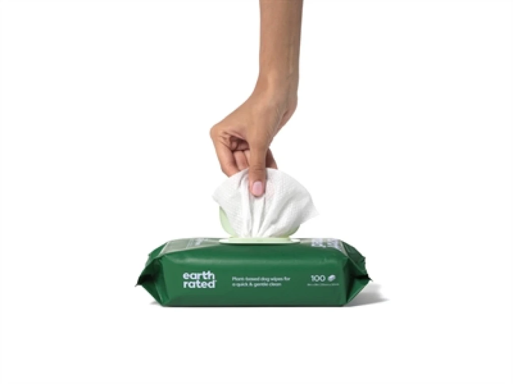 Earth Rated Reinigingsdoekjes voor Hond Lavendel - 1 stuk (100 stuks)