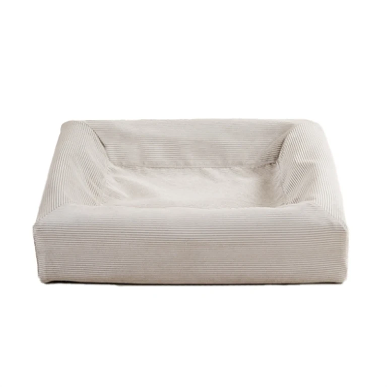BIA Rib Hoes voor Hondenmand - Zand - 60x50x12,5 cm - 1 stuk