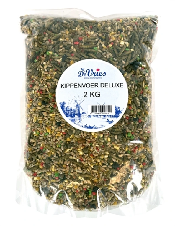 De Vries Kippenvoer Deluxe 2 kg