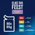 Felix Kat Natvoer Elke Dag Feest in Gelei Mix - 80 stuks
