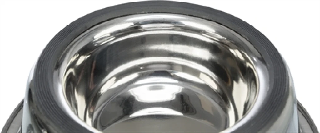 TRIXIE Slow Feeding Voerbak voor Honden RVS - 0,6 Liter - 1 stuk