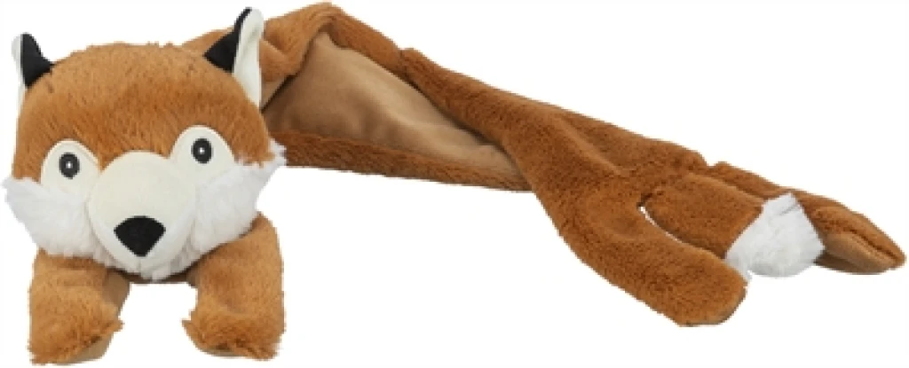 TRIXIE Be Eco Hondenspeelgoed Hangende Vos met Geluid - 50 cm - 1 stuk