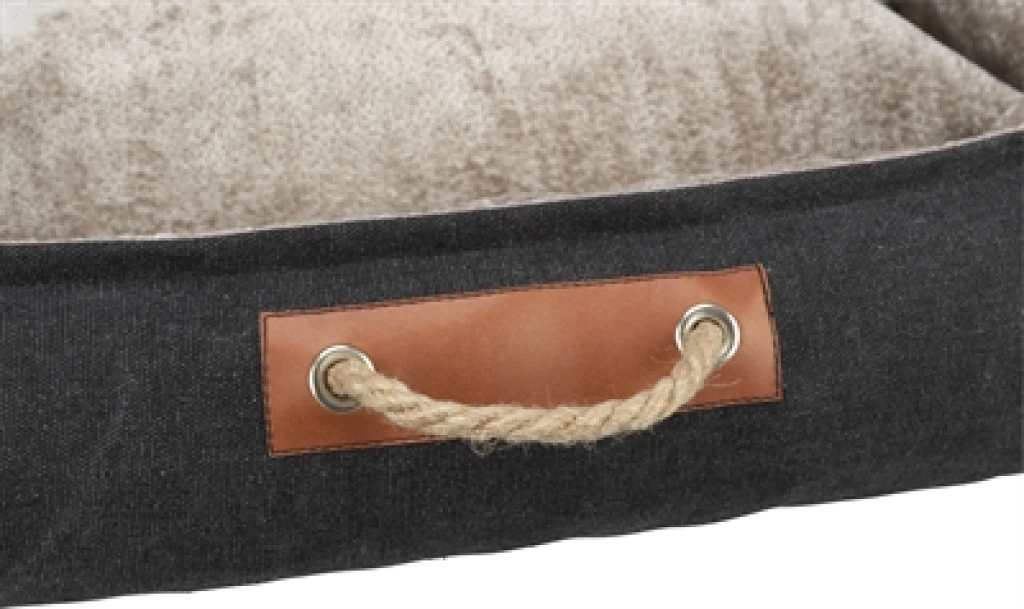 TRIXIE Be Nordic Hondenmand Fohr Zwart/Zand - 80x60 cm - 1 stuk