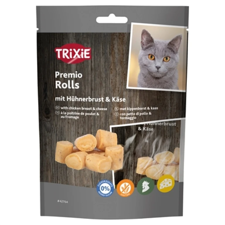 Kat Snacks Kip & Kaas Rolletjes, 1 stuk