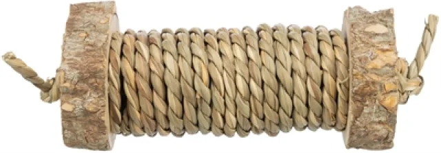 TRIXIE SPEELROL VOOR KNAAGDIEREN MET ZEEGRAS VAN HOUT