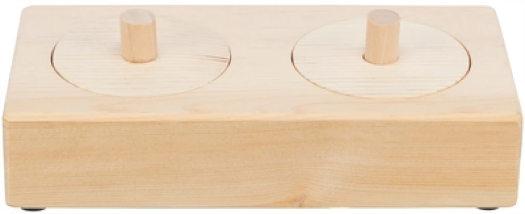 Trixie Snack Box voor Konijnen en Ratten - Onbehandeld Hout - 1 stuk