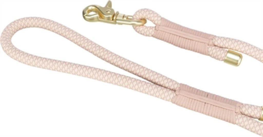 TRIXIE Soft Rope Hondenriem Roze/Licht Roze - 1 stuk