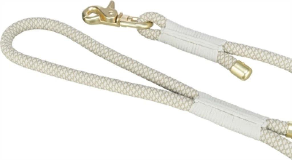 TRIXIE Soft Rope Hondenriem Grijs/Lichtgrijs - 1 stuk
