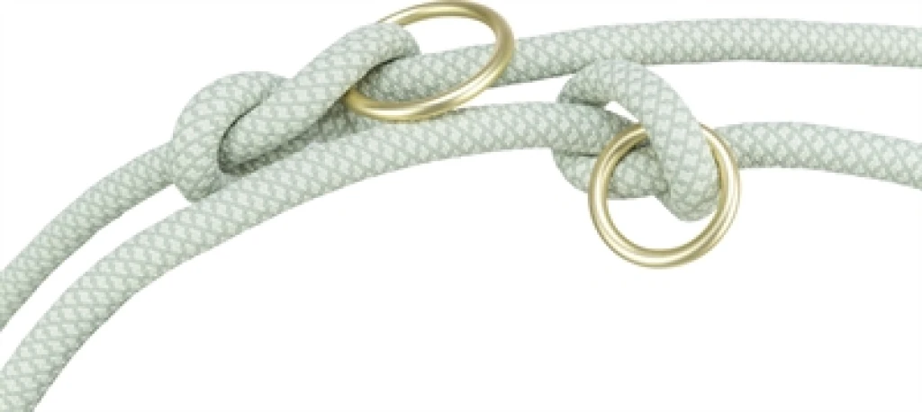 TRIXIE Soft Rope Hondenriem Verstelbaar - Saliegroen/Mint - 1 stuk