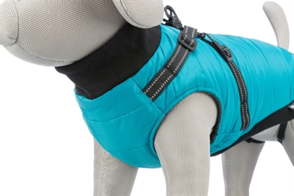 Hondenjas met tuig Aqua 45 cm