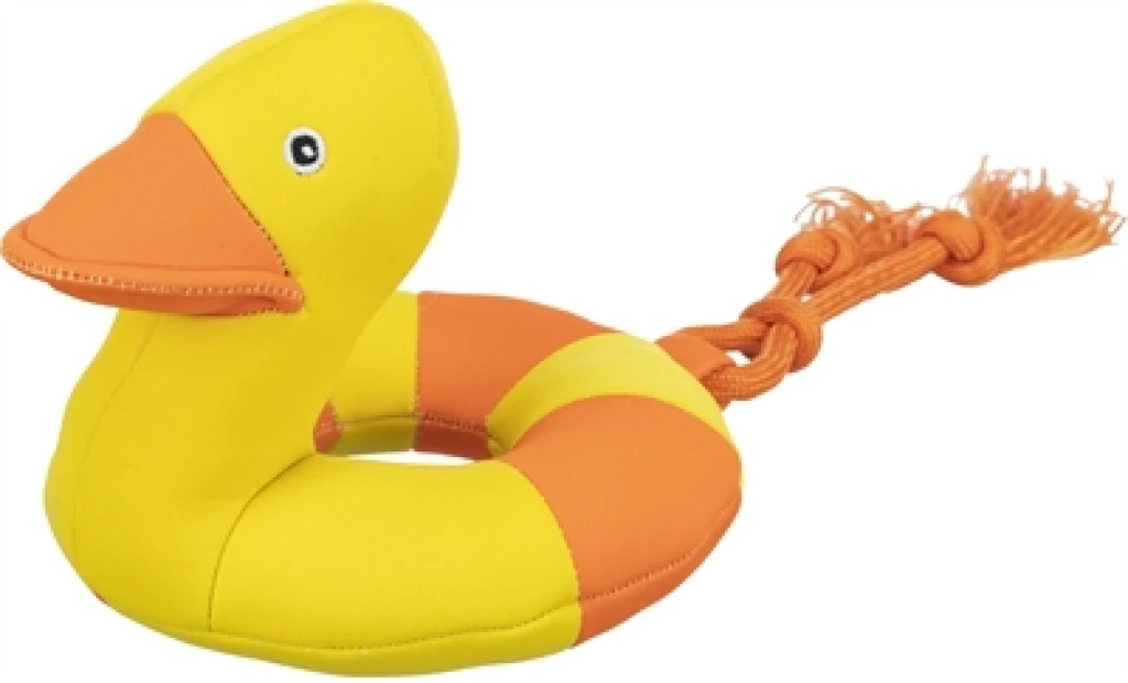 TRIXIE Aqua Toy Duck On Rope waterspeelgoed voor honden - 1 stuk