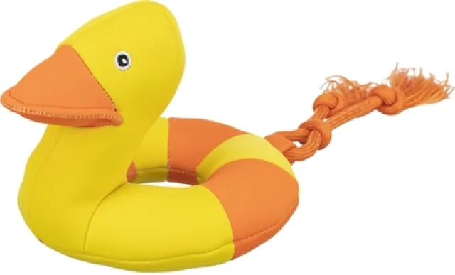 TRIXIE HONDENSPEELGOED AQUA TOY DUCK ON ROPE