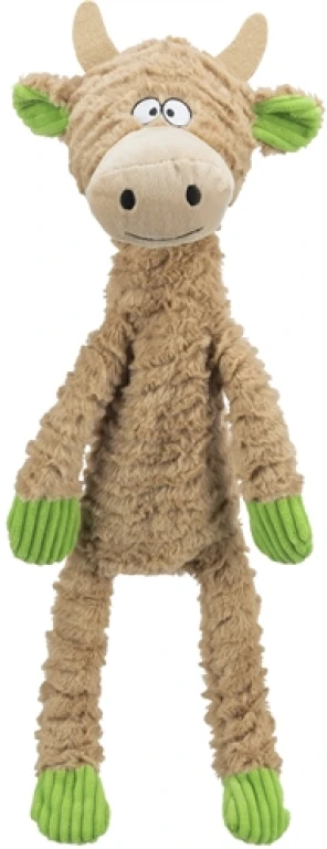 Hondenspeelgoed Koe Pluche met Touw 50 cm