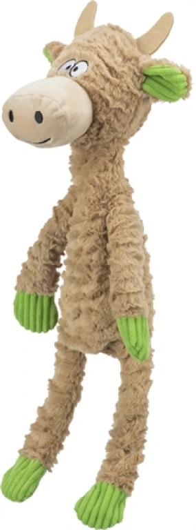 Hondenspeelgoed Koe Pluche met Touw 50 cm