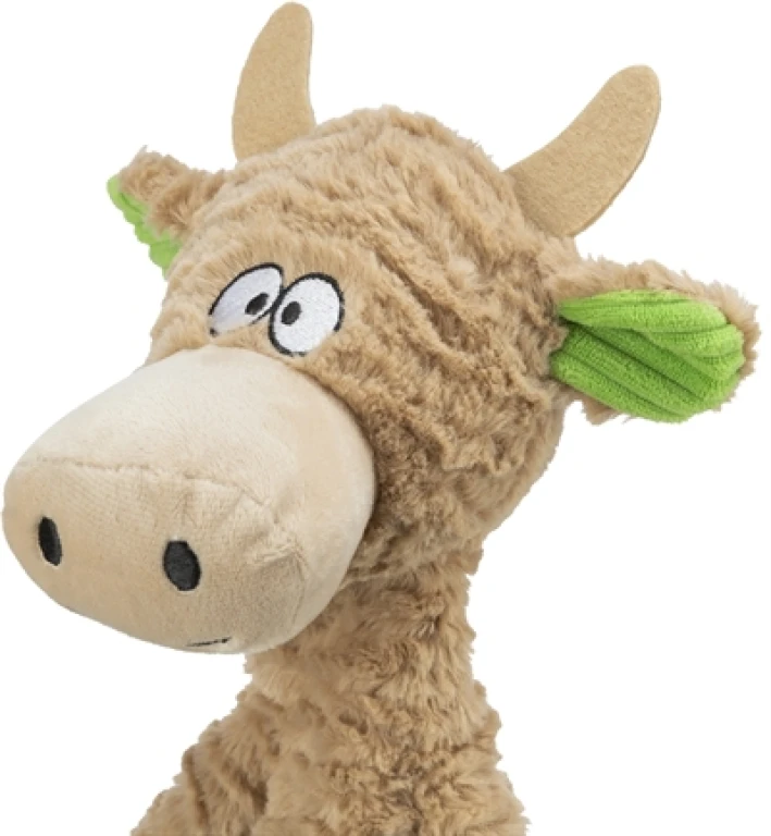Hondenspeelgoed Koe Pluche met Touw 50 cm