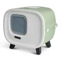 Savic Overdekte Kattenbak Mira Botanical Groen 55.5x44x49.5 cm