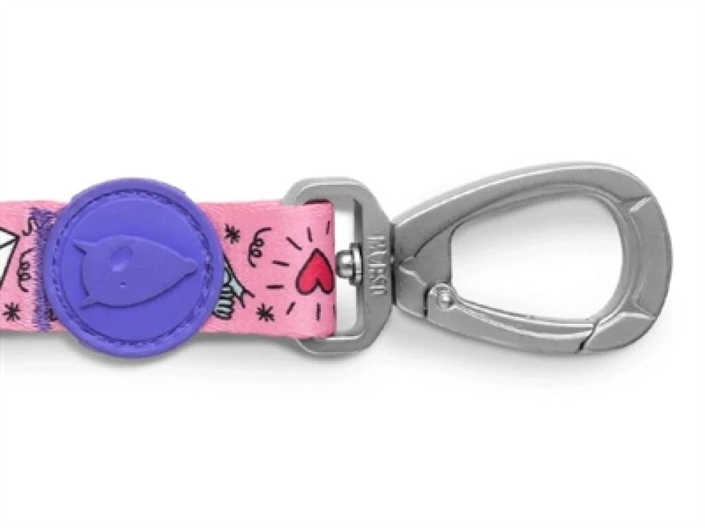 MORSO Hondenriem Gerecycled Sweet Tweet Roze - 1 stuk
