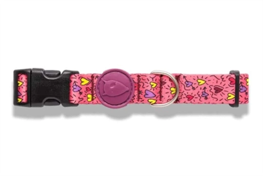 MORSO Hondenhalsband Gerecycled Pink Think Roze, 30-42 cm - 1 stuk