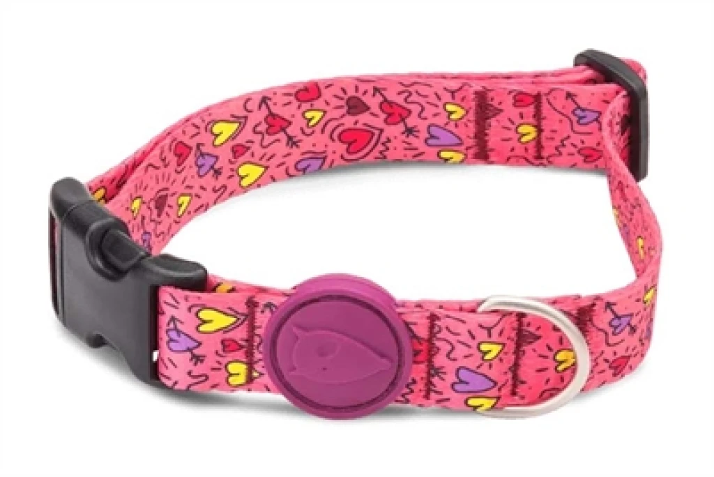 MORSO Hondenhalsband Gerecycled Pink Think Roze - 43-70 x 2,5 cm