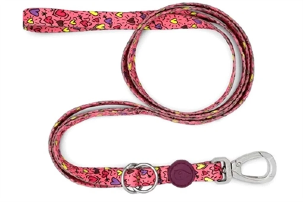 MORSO verstelbare hondenriem gerecycled pink think roze - 1 stuk
