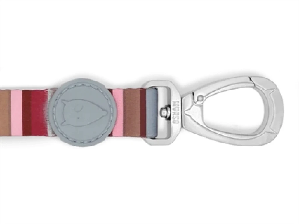 MORSO Hondenriem Gerecycled Skyline Rood/Roze - 1 stuk