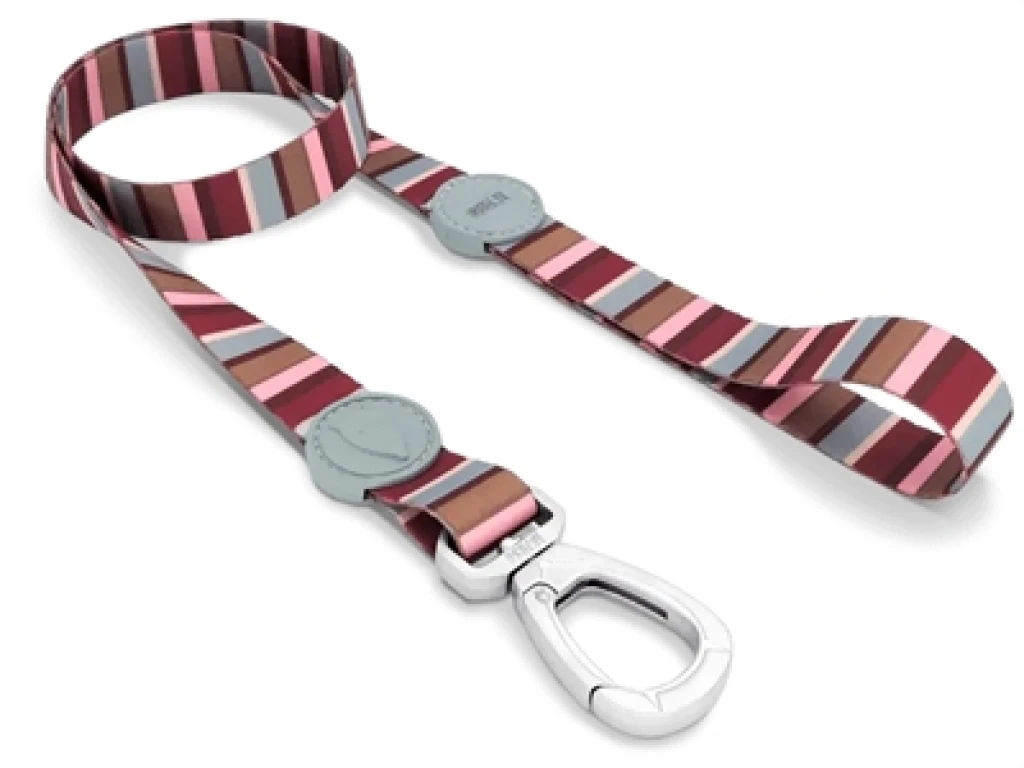 MORSO Hondenriem Gerecycled Skyline Rood/Roze - 1 stuk