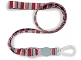 MORSO HONDENRIEM VERSTELBAAR GERECYCLED SKYLINE ROOD / ROZE