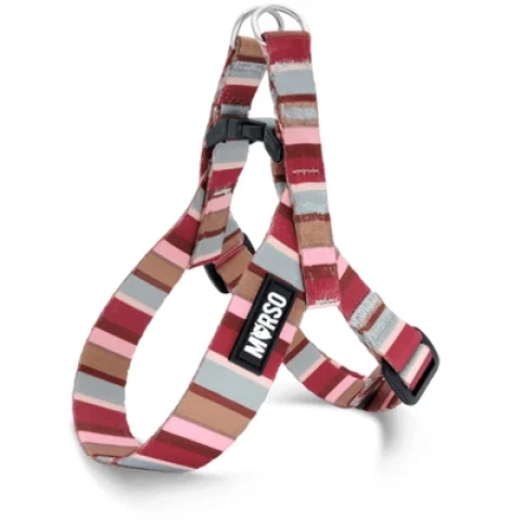 MORSO MINI HONDENTUIG VERSTELBAAR GERECYCLED SKYLINE ROOD / ROZE