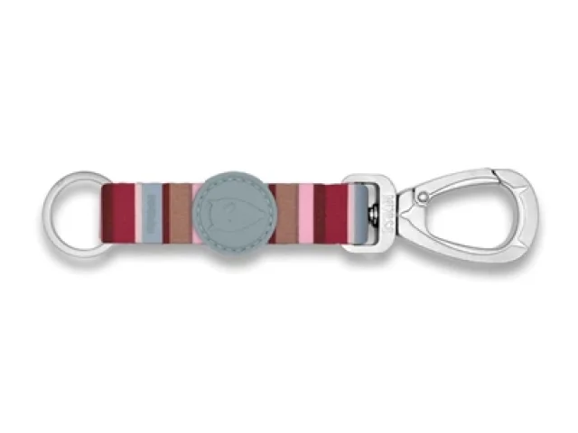 MORSO KEY CORD SLEUTELHANGER GERECYCLED SKYLINE ROOD / ROZE