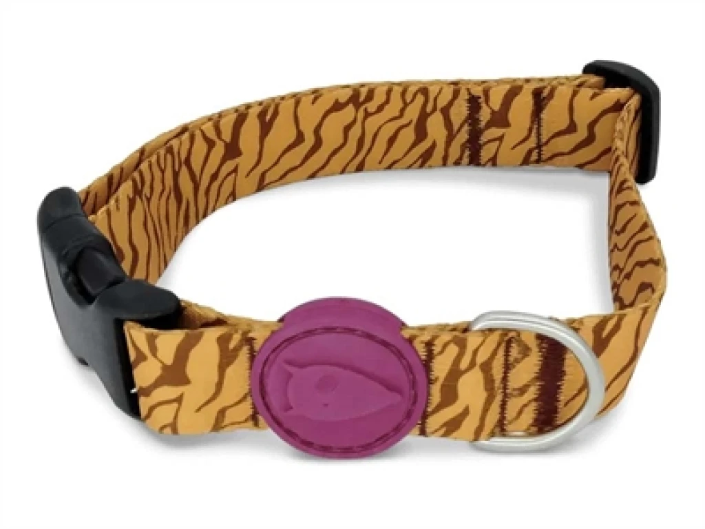 MORSO Hondenhalsband Gerecycled Jungle Drum Oranje M-L (1 stuk)