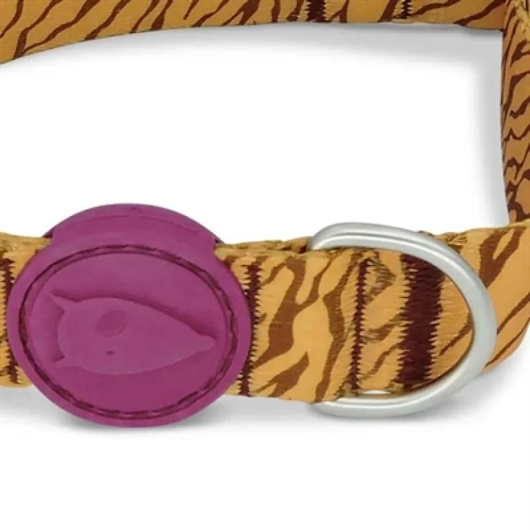 MORSO Hondenhalsband Gerecycled Jungle Drum Oranje - S-M (1 stuk)