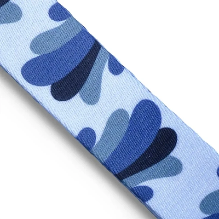 MORSO Hondenhalsband Gerecycled Splash Blauw 43-70 cm - 1 stuk