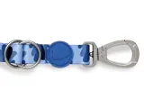 MORSO HONDENRIEM VERSTELBAAR GERECYCLED SPLASH BLAUW