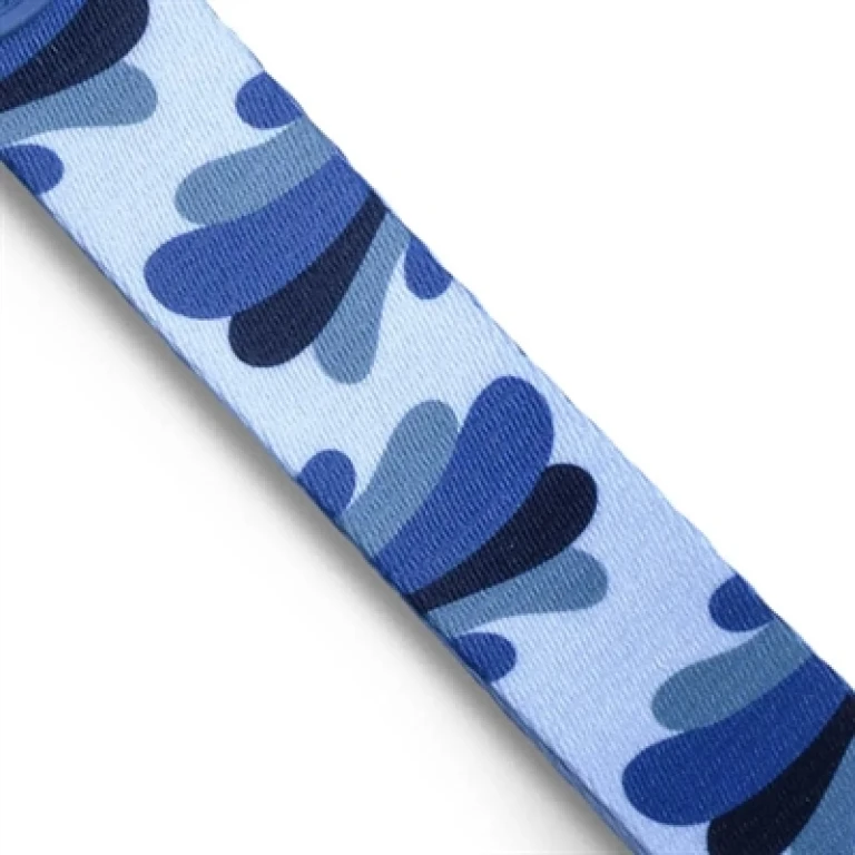 MORSO Hondenriem Verstelbaar Gerecycled - Splash Blauw - 1 stuk