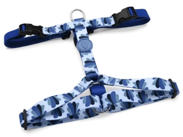 MORSO HONDENTUIG H-TUIG GERECYCLED SPLASH BLAUW