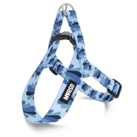 MORSO MINI HONDENTUIG VERSTELBAAR GERECYCLED SPLASH BLAUW