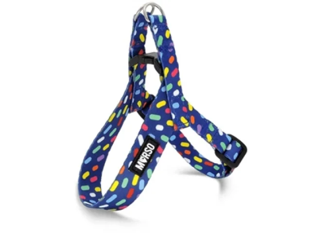 MORSO MINI HONDENTUIG VERSTELBAAR GERECYCLED COLOR INVADERS PAARS