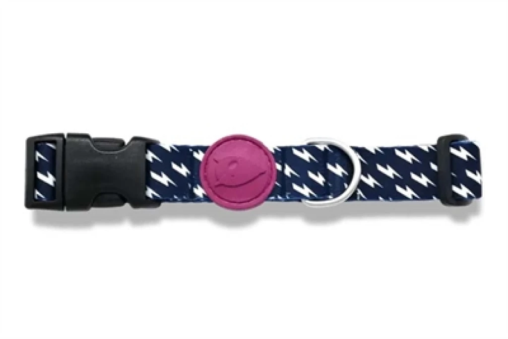 MORSO Hondenhalsband Gerecycled Power Flow Zwart 30-42 cm - 1 stuk
