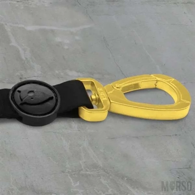 MORSO Verstelbare Hondenriem Gerecycled Gold Caviar Goud - 1 stuk