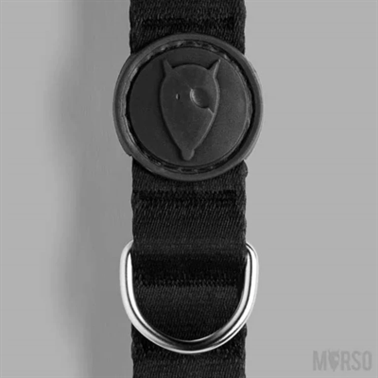MORSO Hondenhalsband Gerecycled Pureness Zwart 43-70 cm - 1 stuk