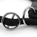 MORSO HALF SLIP HALSBAND HOND SOFT ROPE GERECYCLED BLACK ZWART