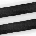 MORSO HALF SLIP HALSBAND HOND SOFT ROPE GERECYCLED BLACK ZWART