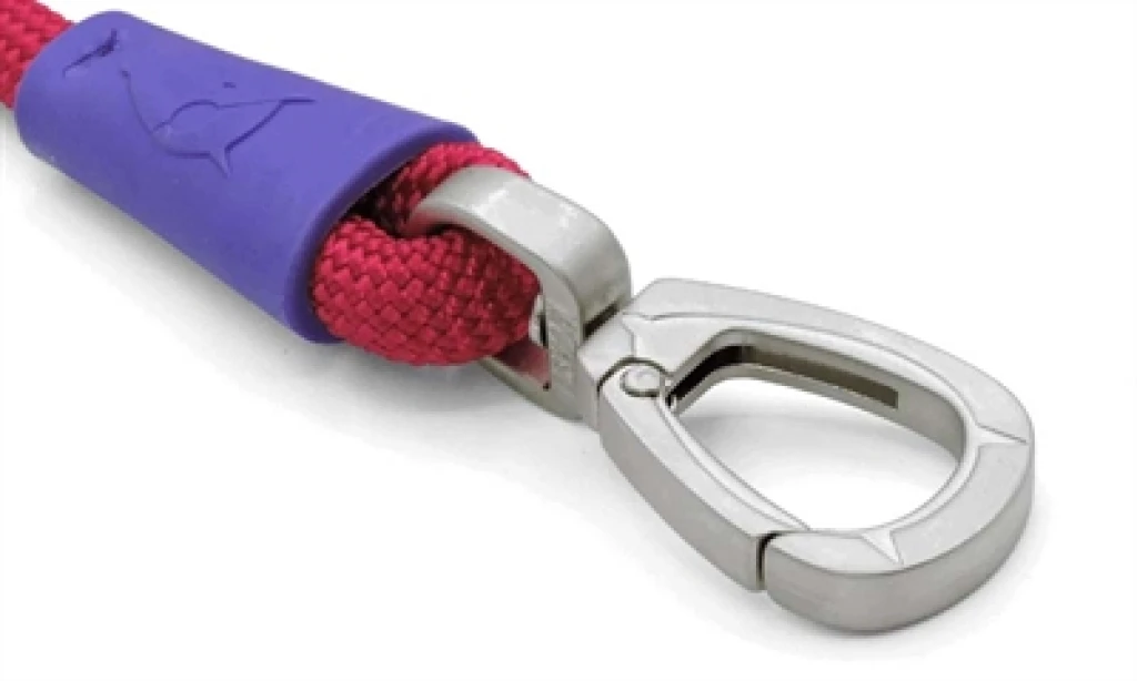 MORSO Hondenriem Regular Rope Gerecycled - Rood Velvet - 1 stuk