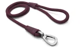 MORSO HONDENRIEM SOFT ROPE GERECYCLED PLUM PAARS