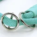 MORSO HALF SLIP HALSBAND HOND REGULAR ROPE GERECYCLED AQUAMARINE BLAUW