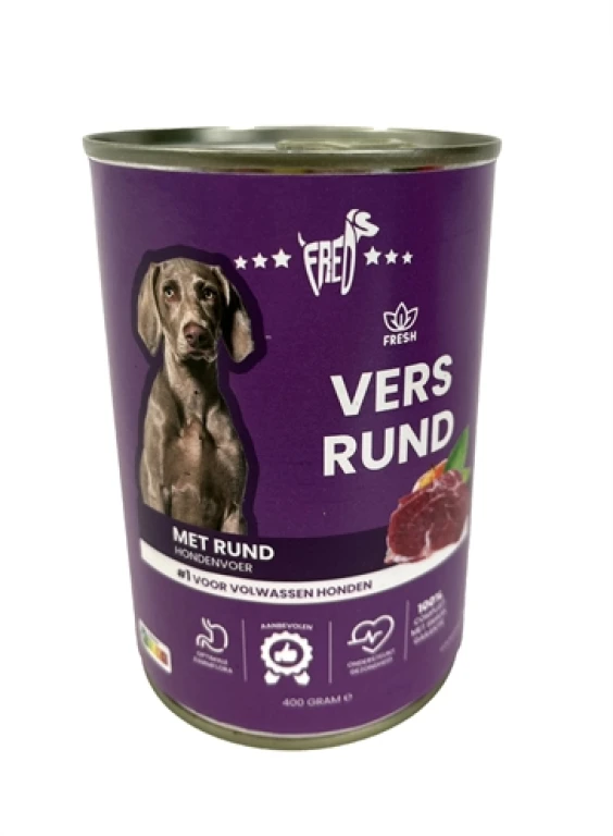Hond Natvoer Rund 4,8 kg (set van 12)