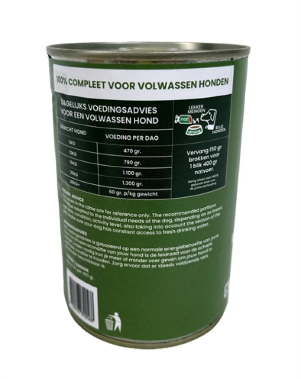 Hond Natvoer Vers Lam 4,8 kg (set van 12)