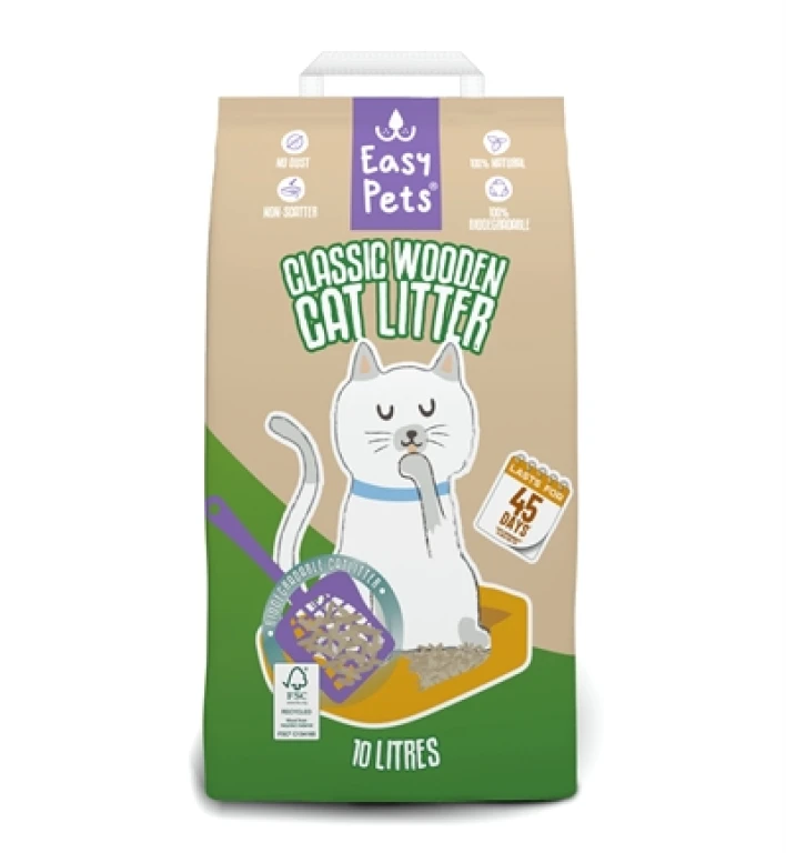 Kattenbakvulling Houtkorrels 10 liter