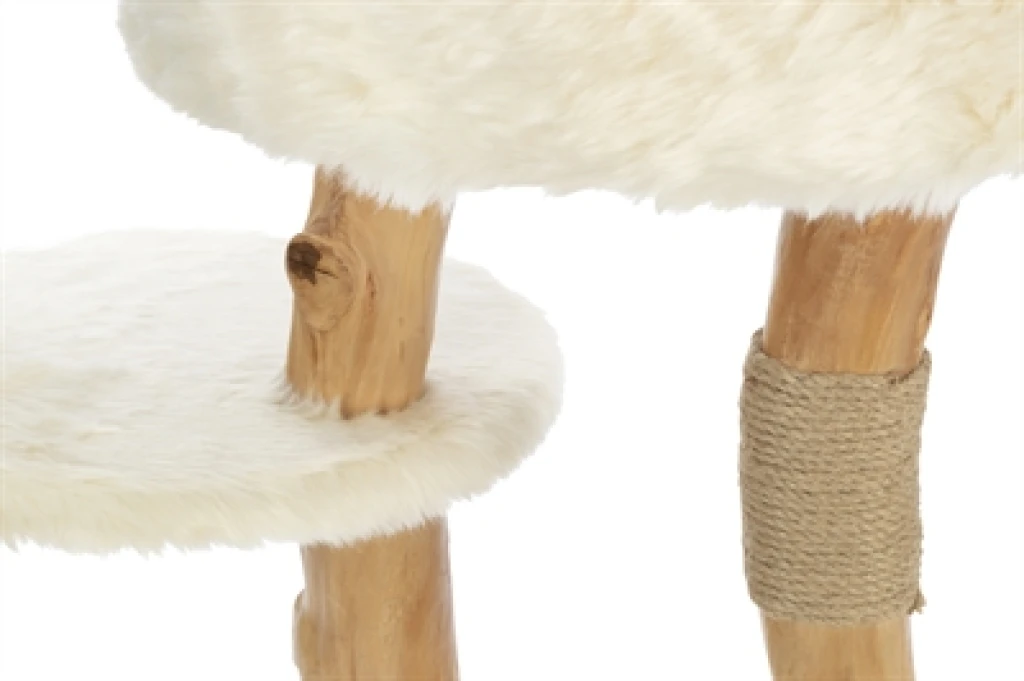 Trixie Kat Krabpaal Santo Hout Crème - 1 stuk