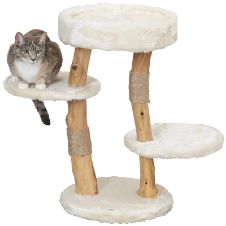 Trixie Kat Krabpaal Santo Hout Crème - 1 stuk